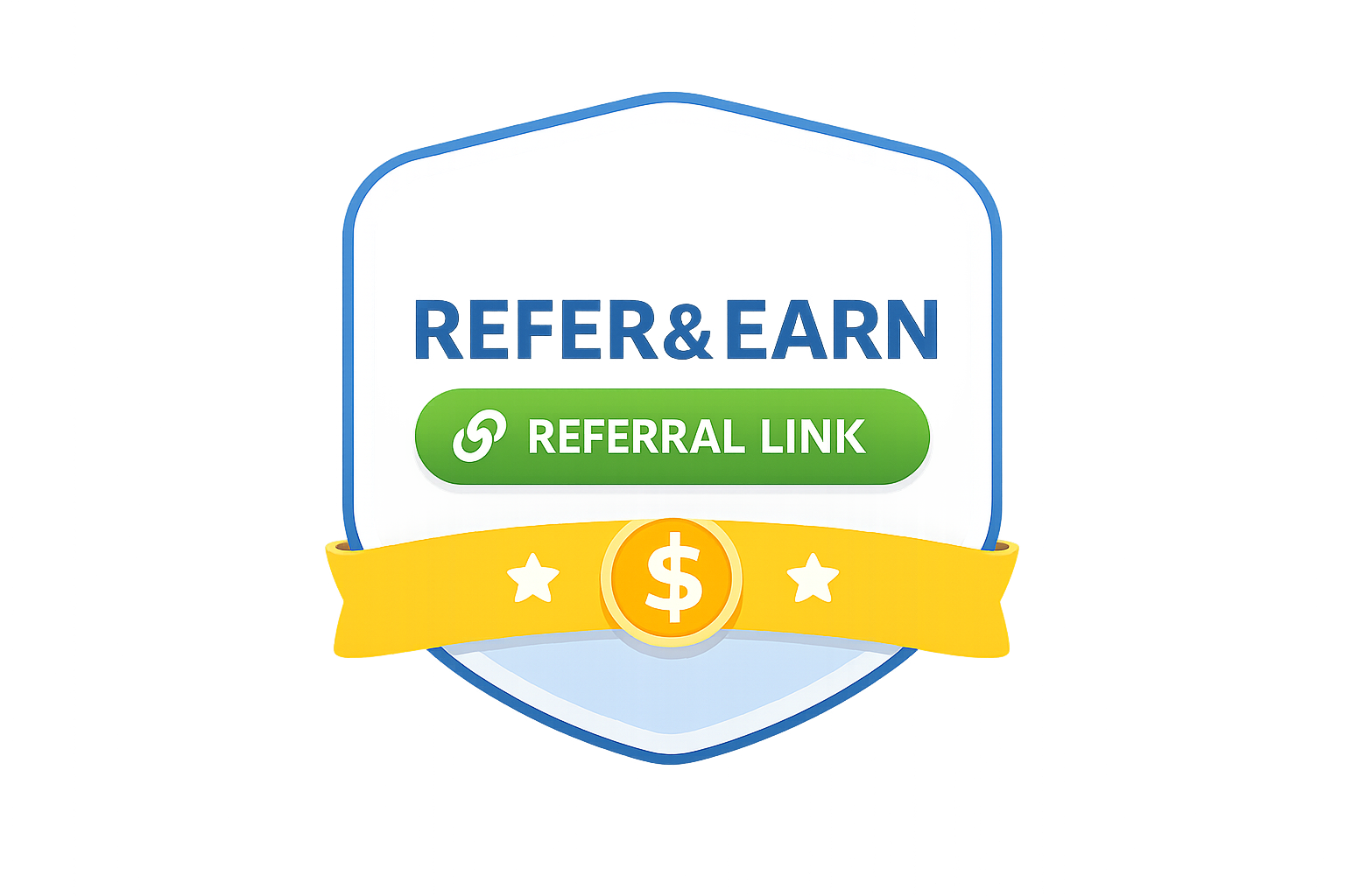 Referral link badge